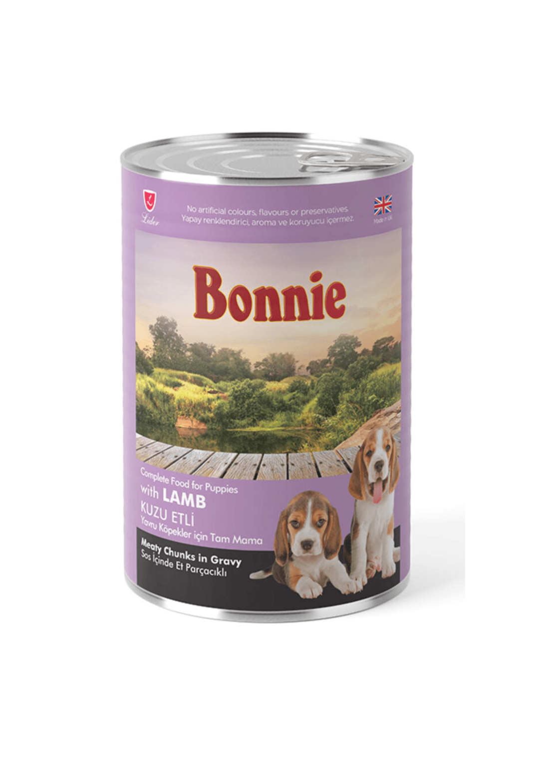 BONNIE CAN PUPPY FOOD LAMB IN GRAVY 400G